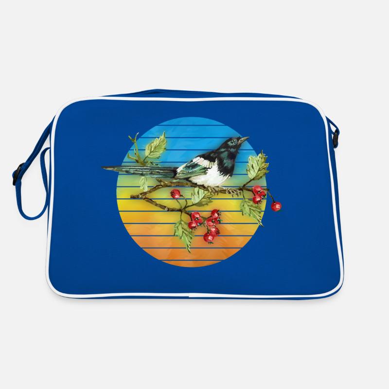 Bunter Vogel Retro Tasche