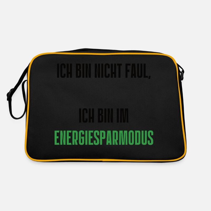 Spruch 2 Retro Tasche