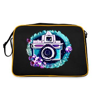 Photographer Funny Photographing Camera Photographers - Retro Bag - black/gold - Back