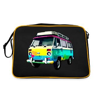 camper truck - Retro Bag - black/gold - Back