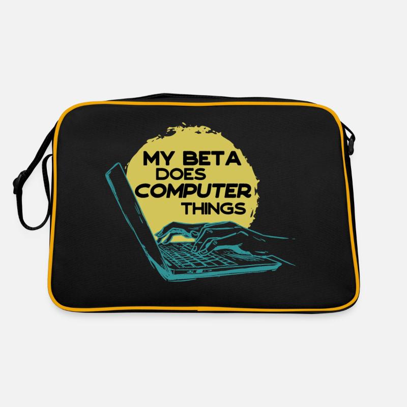 Ma bêta fait des programmeurs informatiques Sac Retro