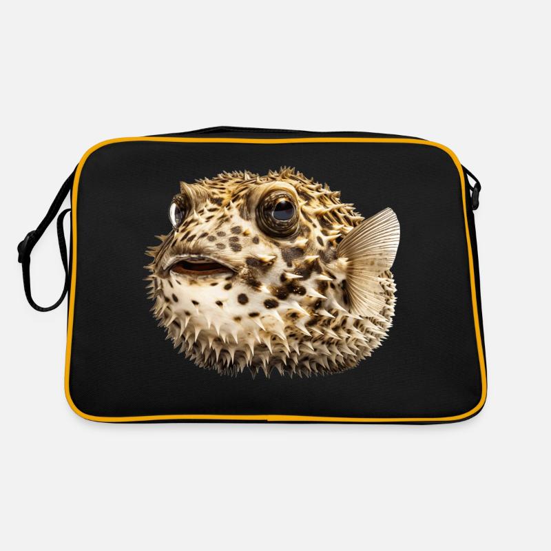 Le poisson-globe a une défense unique Sac Retro