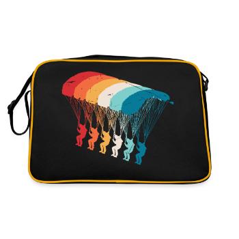 Skydive Evolution: Skydiver Design - Sac Retro - noir/or - Dos
