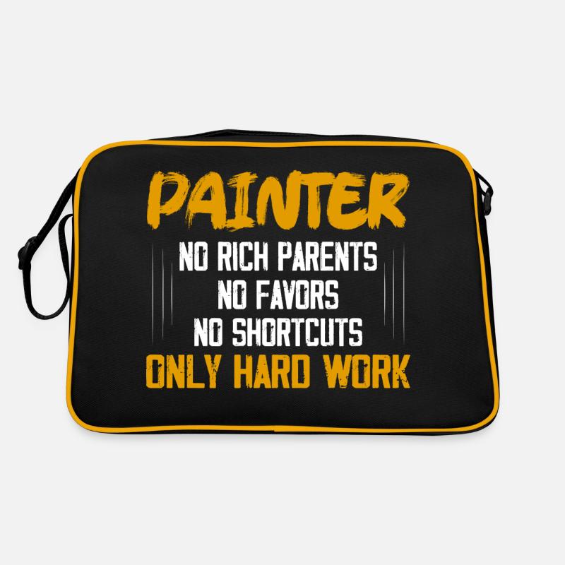 Peintre - Pas de parents riches Profession Emploi Sac Retro