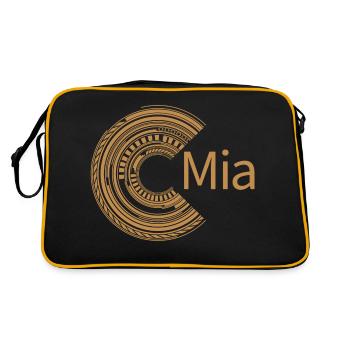 For Mia - Retro Bag - black/gold - Back