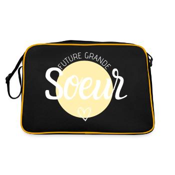 Future grande sœur - Sac Retro - noir/or - Dos