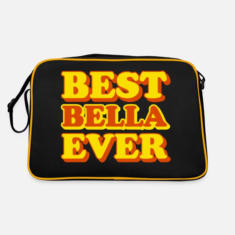Bella First Name Funny Gift Retro Bag