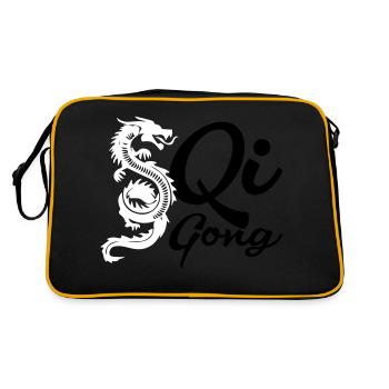 Dragon de Qigong - Sac Retro - noir/or - Dos
