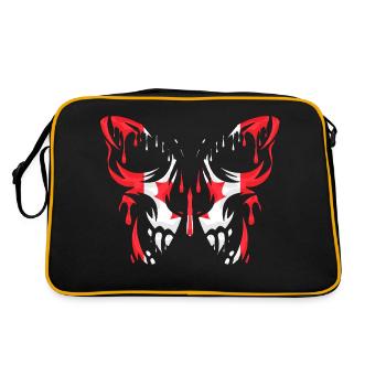 Canada, country, flag, official states, continent - Retro Bag - black/gold - Back