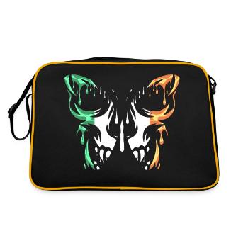 Flag of Ireland, Country, Official States, Continent - Retro Bag - black/gold - Back