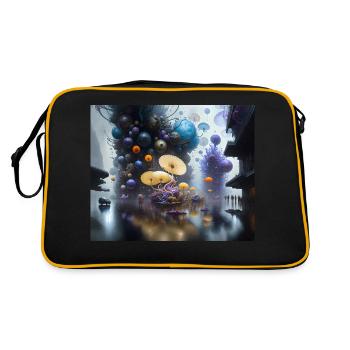 Journey in Actarus #8 - Retro Bag - black/gold - Back