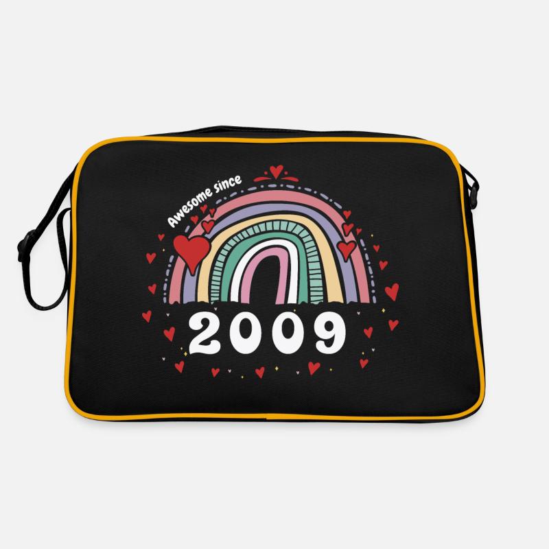 Mignon arc-en-ciel génial 2009 - 14e anniversaire w / Sac Retro