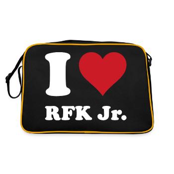 I Coeur RFK JR - Sac Retro - noir/or - Dos