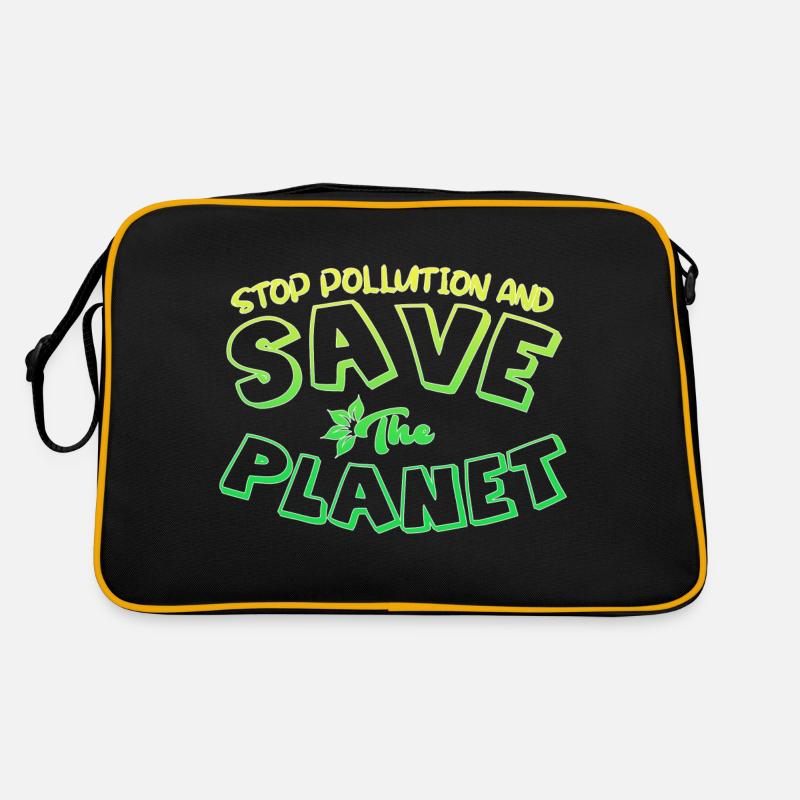 Pollution de l’environnement Sac Retro