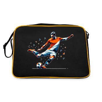 Soccer Pays-Bas - Sac Retro - noir/or - Dos