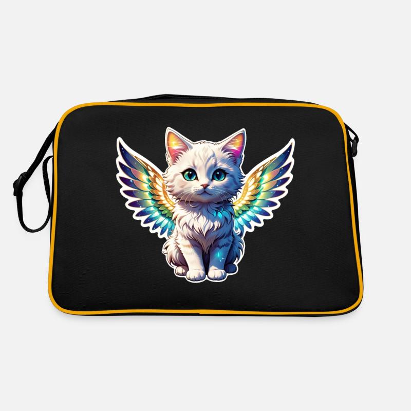 Cat with Wings Retro Bag