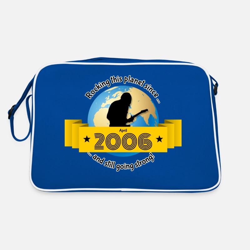 18e anniversaire Secoue cette planète depuis 04/2006 Sac Retro