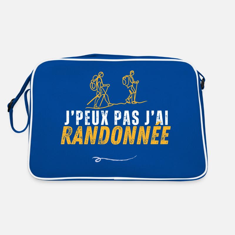 ICH KANN NICHT, ICH BIN GEWANDERT Retro Tasche