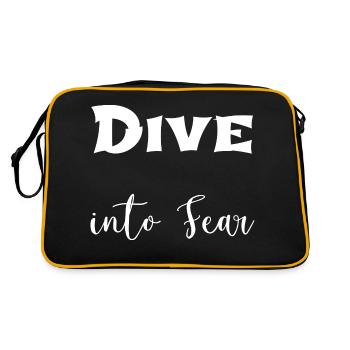 Cultiver le courage Donner du courage - Sac Retro - noir/or - Dos