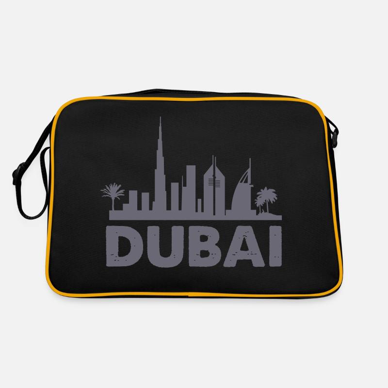Ligne d’horizon de Dubaï Sac Retro