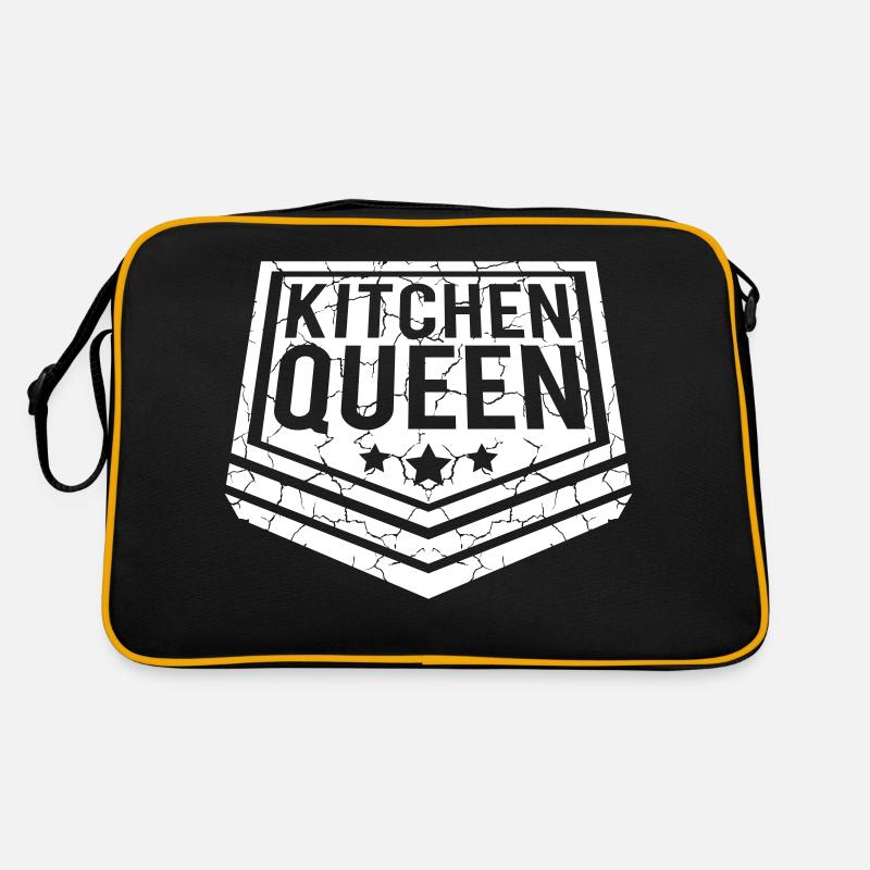 Kitchen Queen Logo Lettering Kitchen Queen Woman Retro Bag