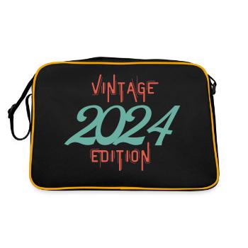 Vintage 2024 edition - Sac Retro - noir/or - Dos