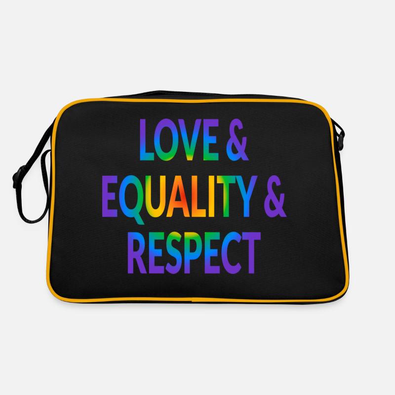 Love Equality Respect Retro Bag