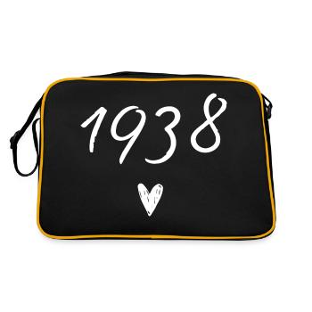 1938 coeur anniversaire - Sac Retro - noir/or - Dos