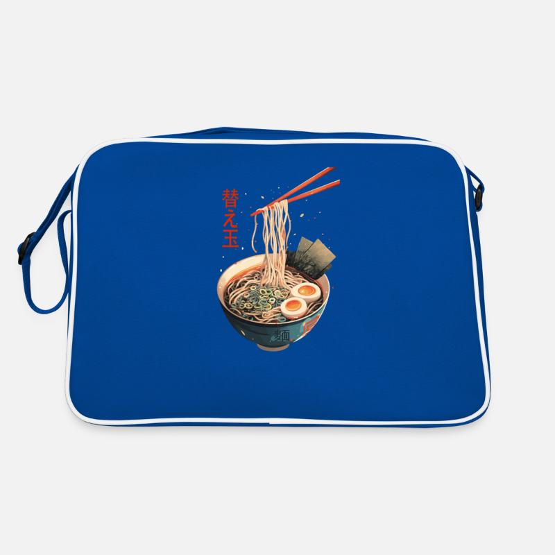 Authentische Ramen-Schalen-Kunst Authentic Ramen Retro Tasche