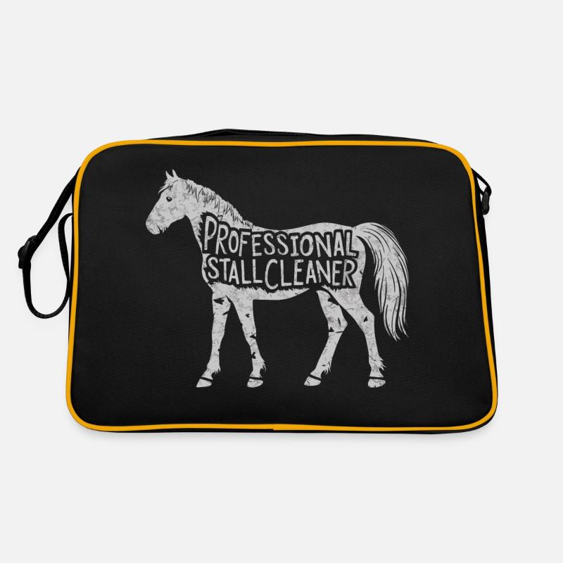 Fun design for stable care professionals Retro Bag