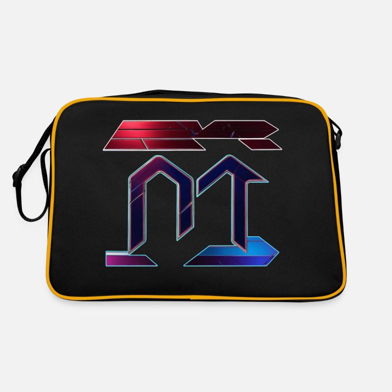 die Nachricht - Retro Tasche - Schwarz/Gold