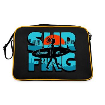 Surf Hawaï - Sac Retro - noir/or - Dos