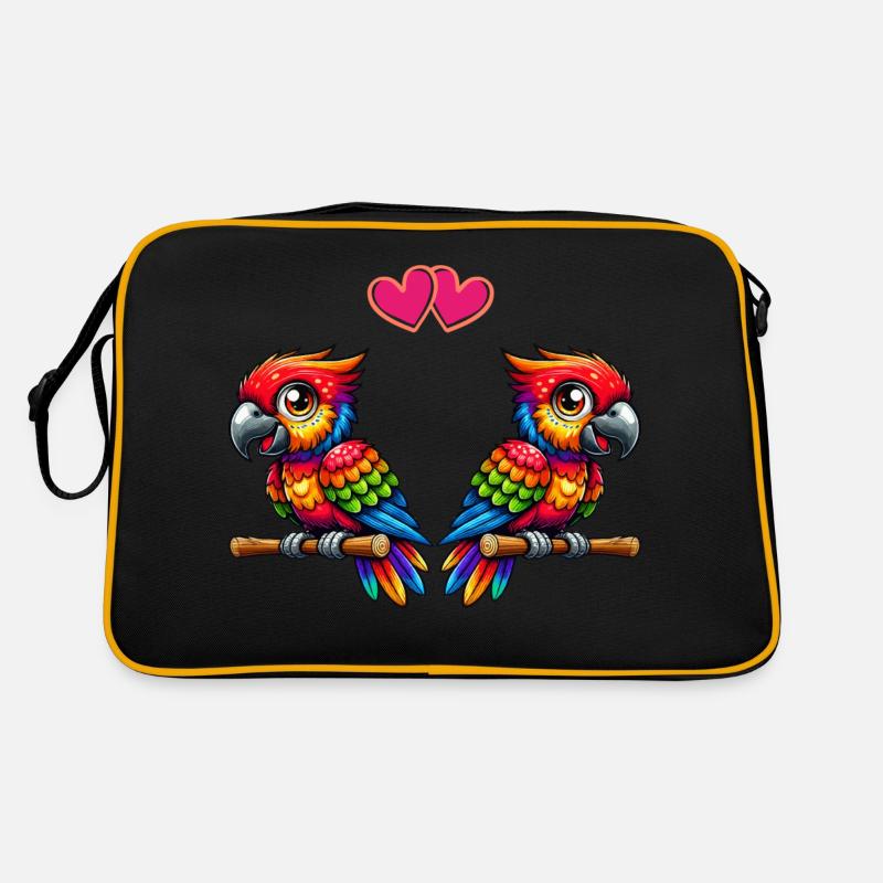 L’amour du perroquet Sac Retro