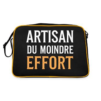 Artisan du moindre effort - Sac Retro - noir/or - Dos