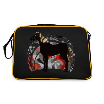 Cheval - Sac Retro - noir/or - Dos