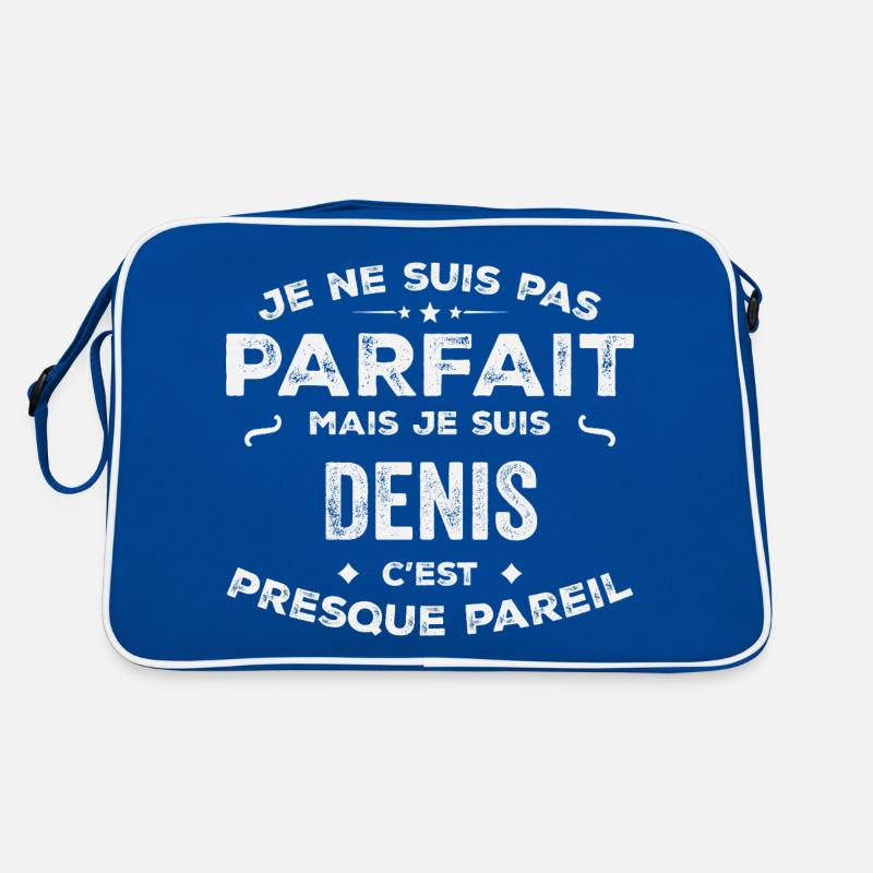 Denis Ein Vorname, eine Geschichte, eine Persönlichkeit Retro Tasche