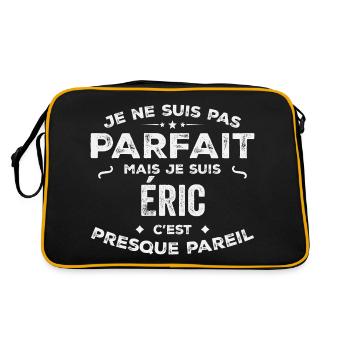 Eric Un Prénom, Une Histoire, Une Personnalité - Sac Retro - noir/or - Dos