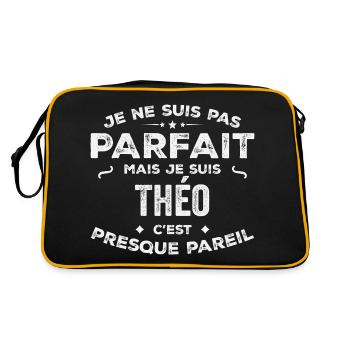 Théo A first name, a story, a personality - Retro Bag - black/gold - Back