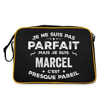 Marcel Un Prénom, Une Histoire, Une Personnalité - Sac Retro - noir/or - Dos