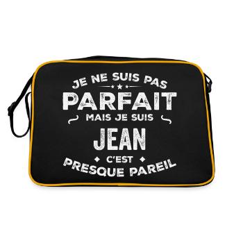 Jean A first name, a story, a personality - Retro Bag - black/gold - Back