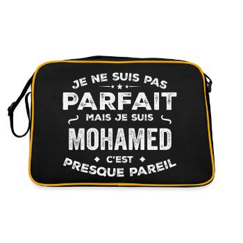 Mohamed A first name, a story, a personality - Retro Bag - black/gold - Back