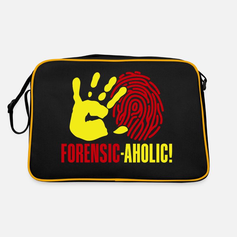 Forensic Science Major Forensic-Aholic Forensics Retro Tasche
