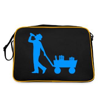 Fête des pères - Sac Retro - noir/or - Dos