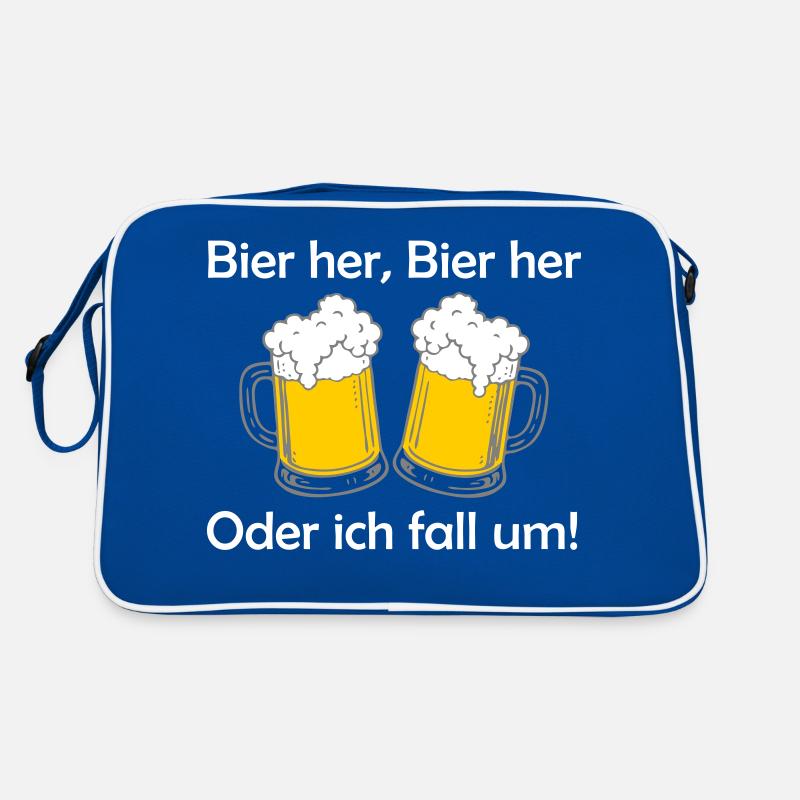 Bienen hier, Bienen hier - oder ich fall um! Retro Tasche