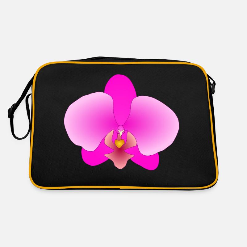 Rosa Orchidee Retro Tasche