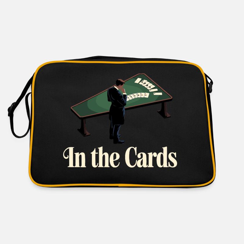 Strategic Poker Player Design Retro Bag