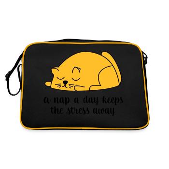 dormir - Sac Retro - noir/or - Dos