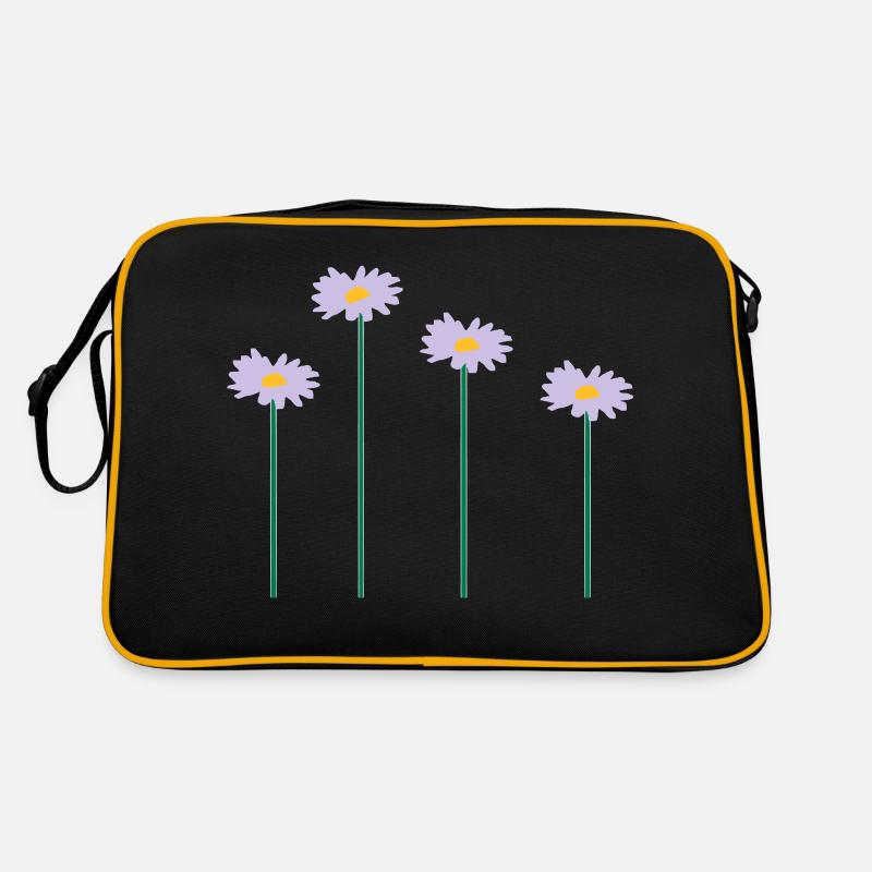 blumen Retro Tasche