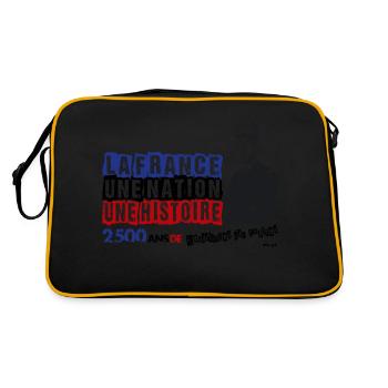 De Gaulle NOIR - Sac Retro - noir/or - Dos