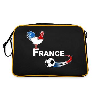 football france 08 - Sac Retro - noir/or - Dos